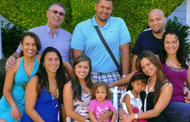 The Cabrera Family at Disney World